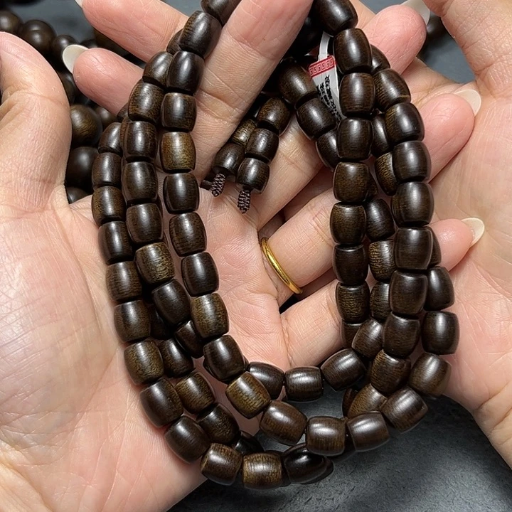 手串沉香木一**华越南芽庄白棋0.8