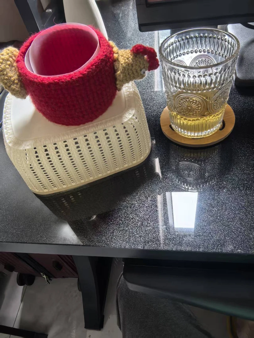 手工钩织生肖鸡收纳摆件