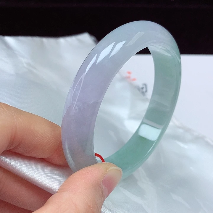 未镶嵌手镯翡翠56圈捡漏