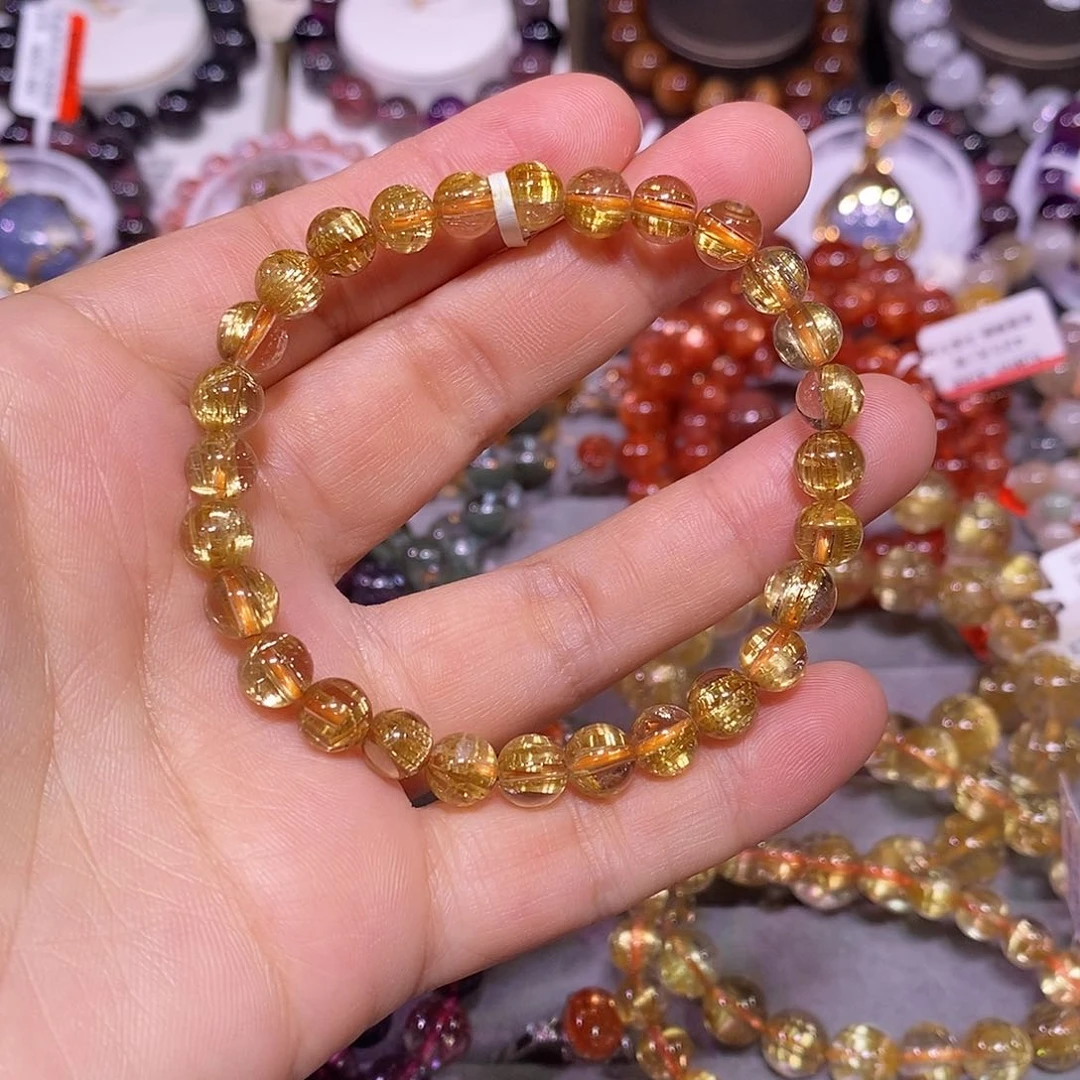 未镶嵌手链水晶金钛晶7