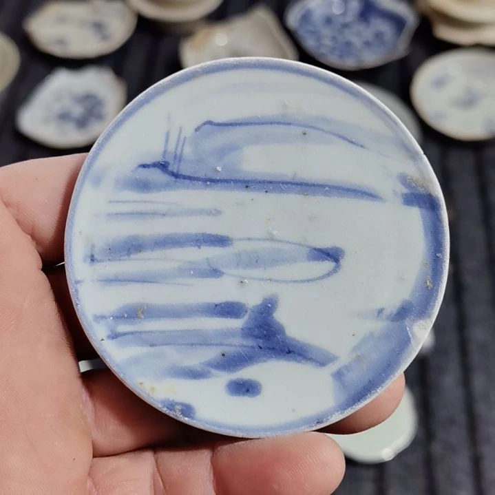 瓷片青花瓷片段位高中