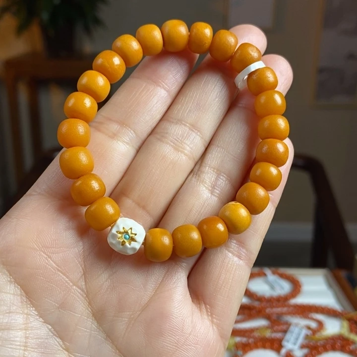 琥珀手链未镶嵌蜜蜡手串9