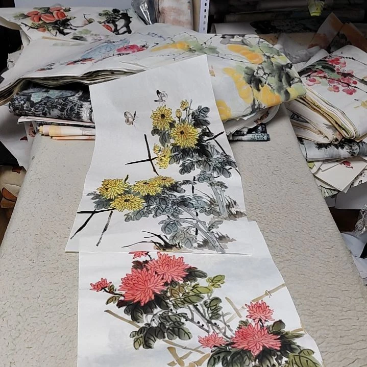 深***）国画落款卡章后台备注
