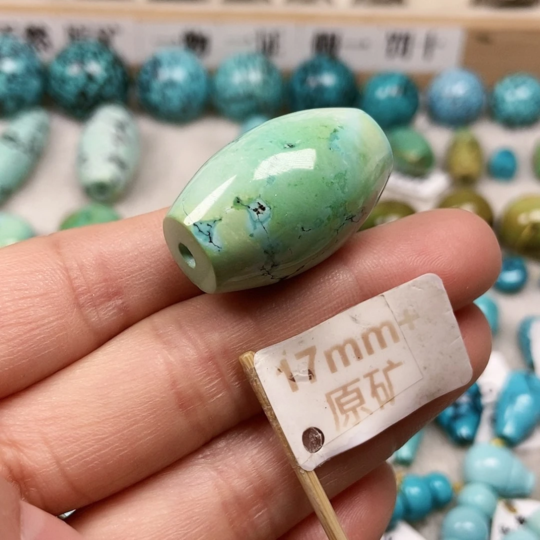 未镶嵌绿松石珠宝半成品