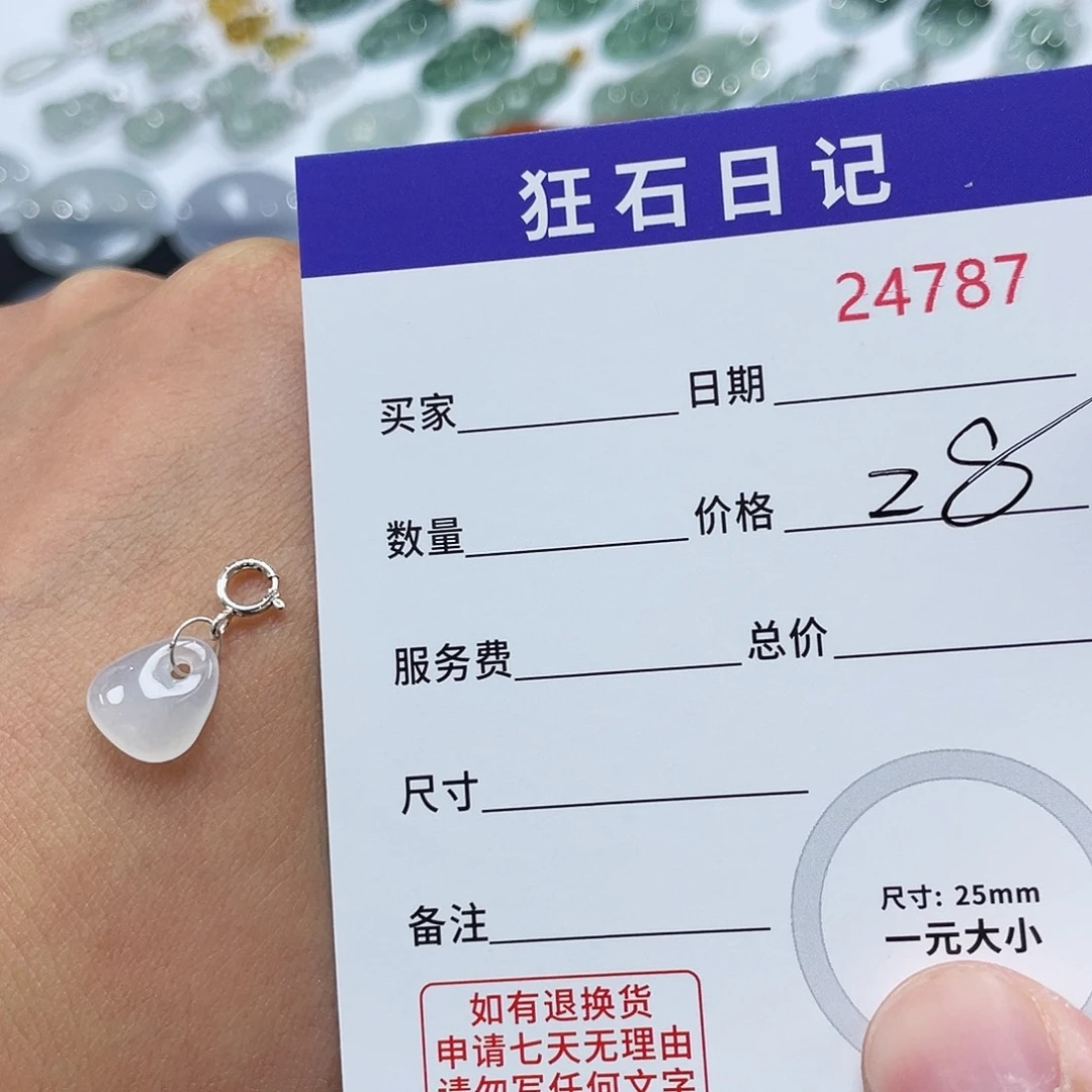 翡翠银S925镶嵌颈饰