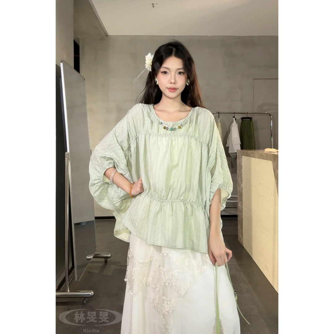 VGVL【】春夏款慵懒休闲上衣女