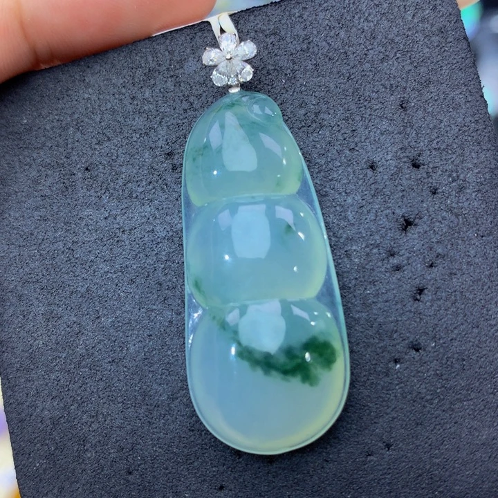 18K金镶嵌手链翡翠翡翠