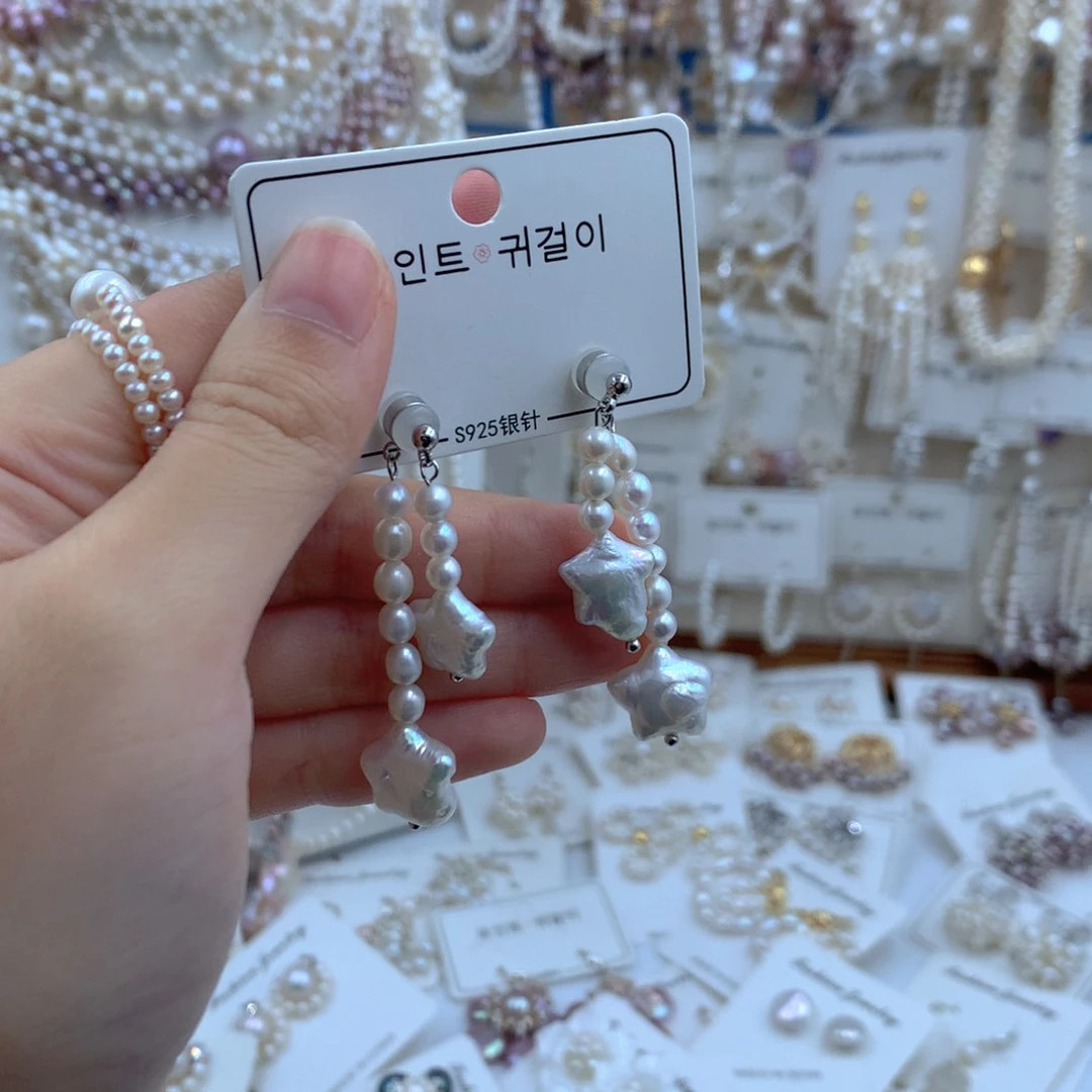 颈饰合金淡水珍珠