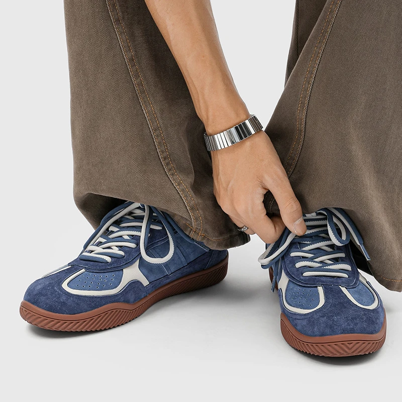 CPOZ德训鞋新款训练板鞋男鞋秋季透气百搭休闲鞋粉色蓝色