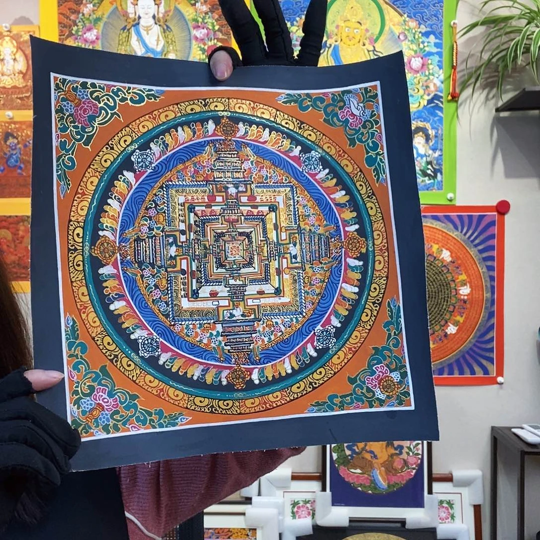 装裱画纯手绘唐卡30/30