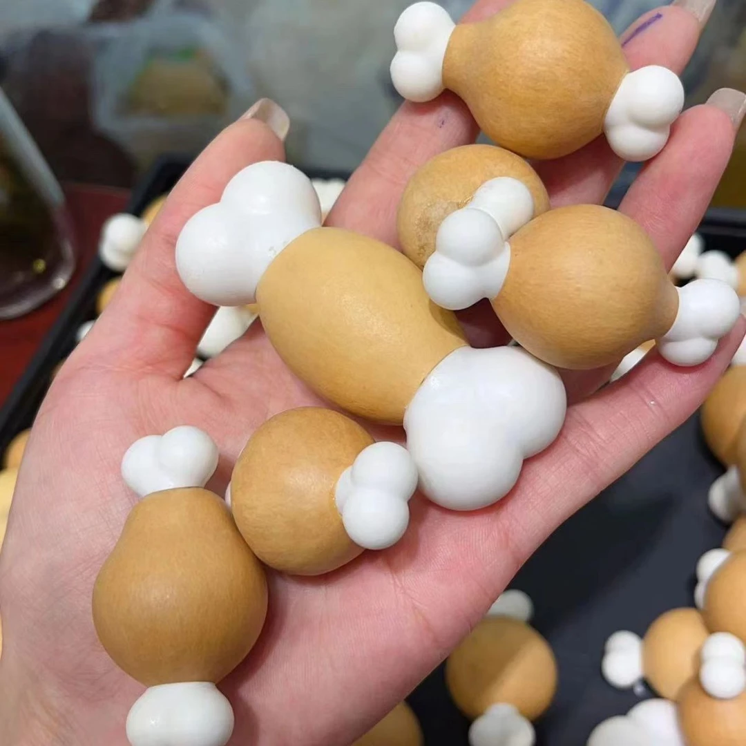 鸡腿梨骨头葫芦天然文玩把玩随身手把件精品创意挂饰配饰精品送礼