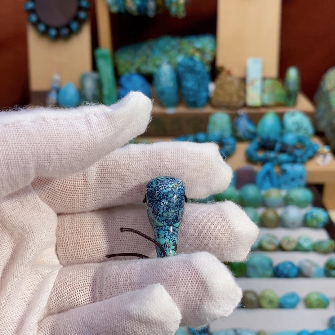 定制绿松石网花三通