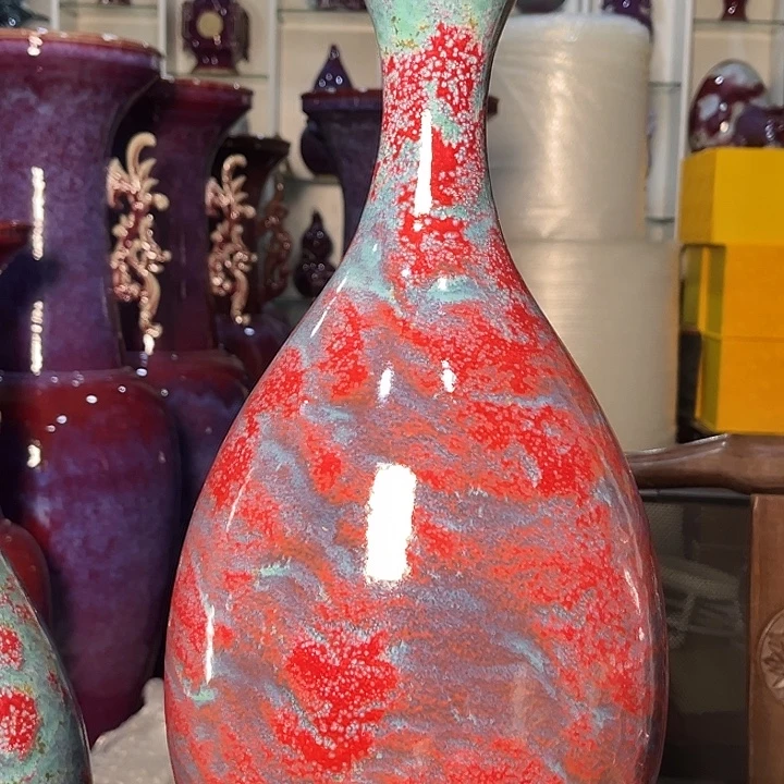 在***间瓷片钧瓷钧瓷摆件钧瓷摆件