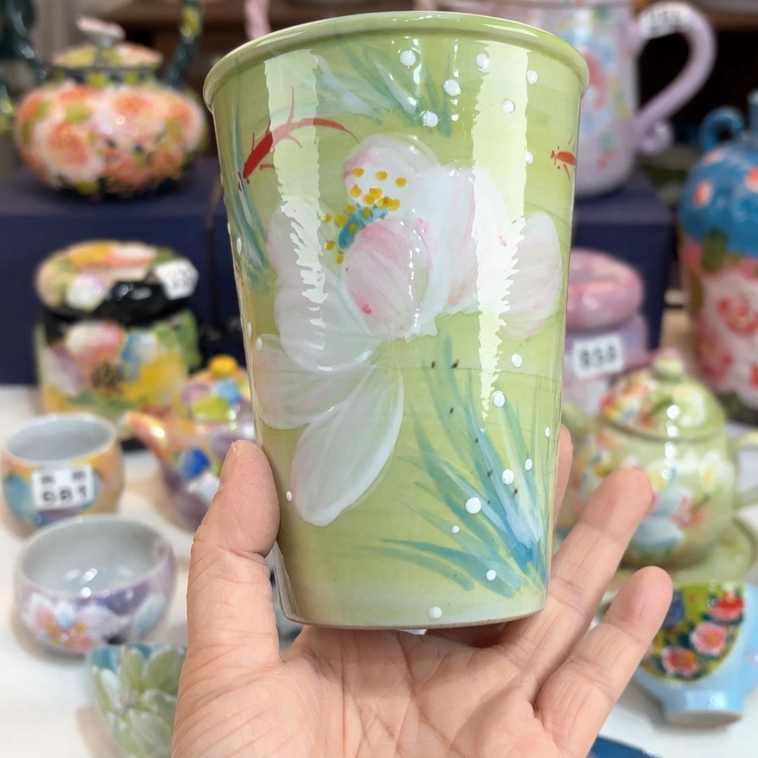 景德镇手绘高温釉下彩陶瓷茶具