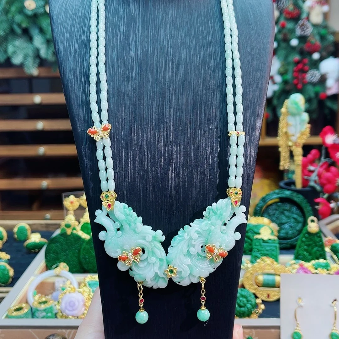 颈饰合金翡翠48小时鉴赏期1