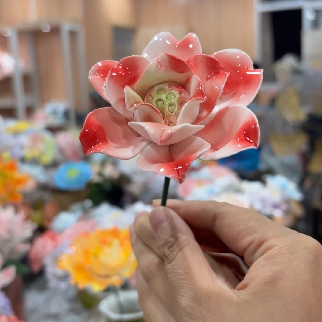 陶瓷花，拍满20发货，退款拉黑