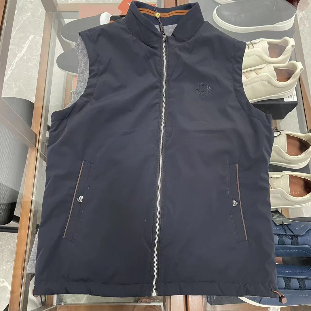 高定男装 LP 春夏新款 25s  三防定制面料 马甲  WT007