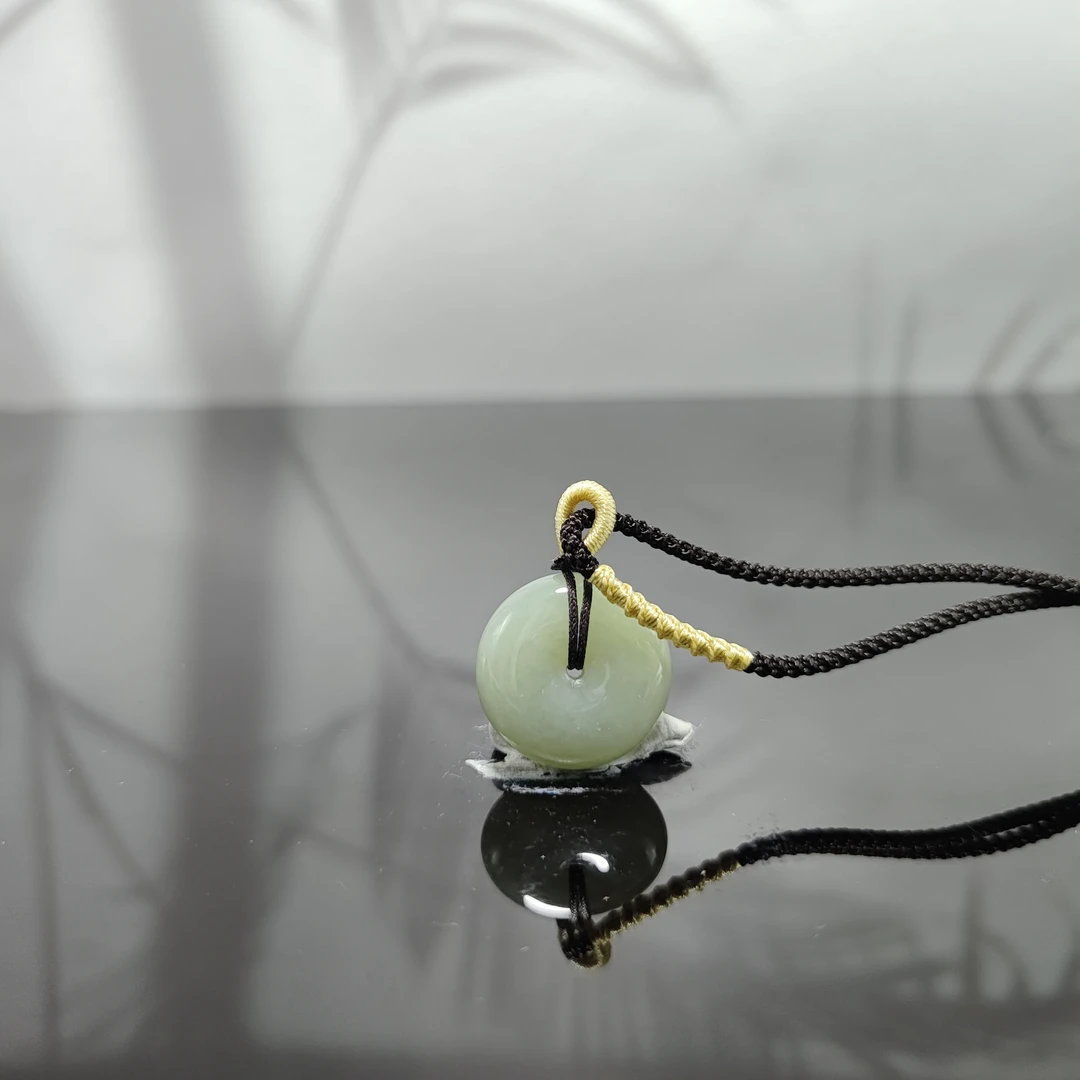 F和田玉平安扣吊坠0311