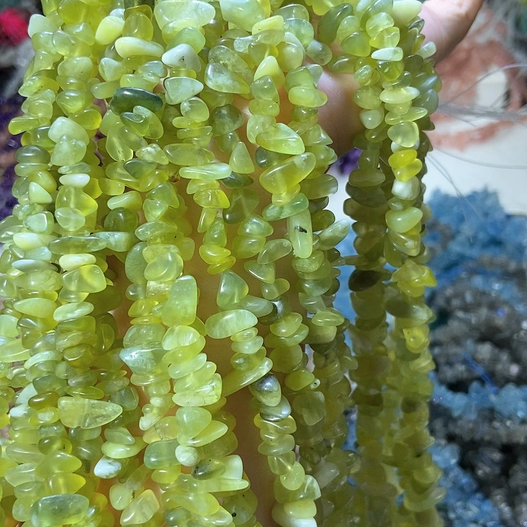 水晶珠宝半成品未镶嵌青提