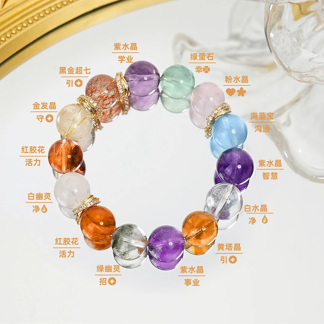 【三生万物】明星朱珠同款 高定多宝大满贯 铜镀18k金配件