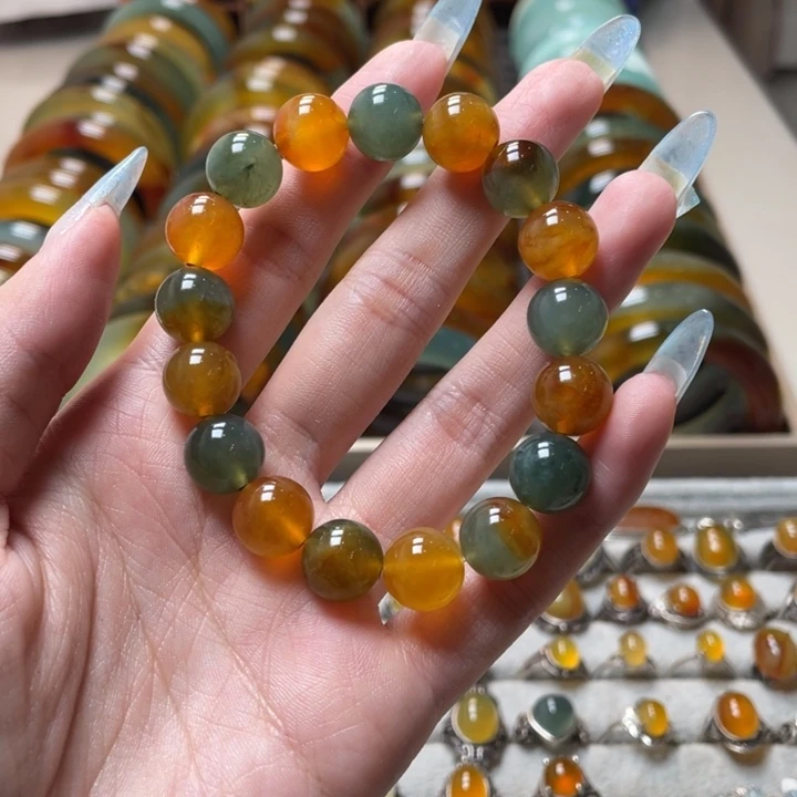 蛇纹石玉未镶嵌手串