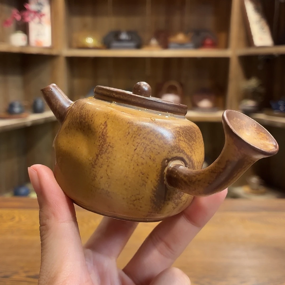 柴烧老岩泥茶器皿