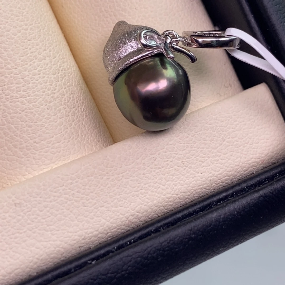 颈饰银S925镶嵌海水珍珠