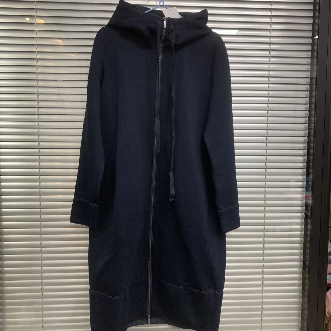 99新 MaxMara 连帽长款外套/M码/F01054