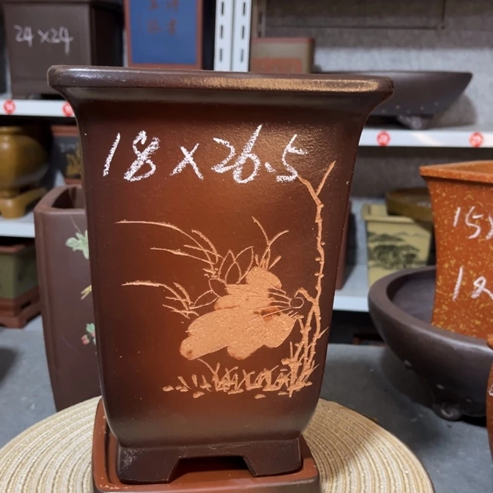 紫砂花盆宜兴紫砂