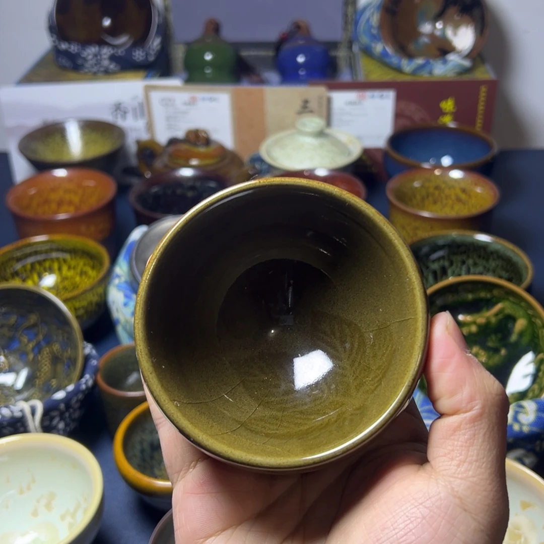 茶盏建阳建盏喝茶主人杯