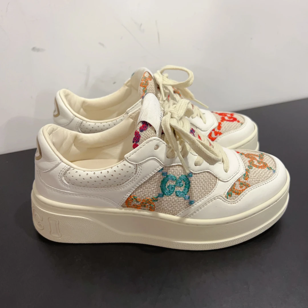 99新 GUCCI/古驰  饼干鞋 尺码35.5成色看直播 GSS28804