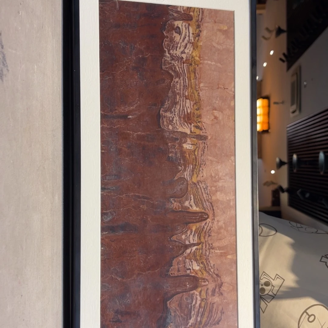 彩石42/20 三峡清江画面石 观沧海