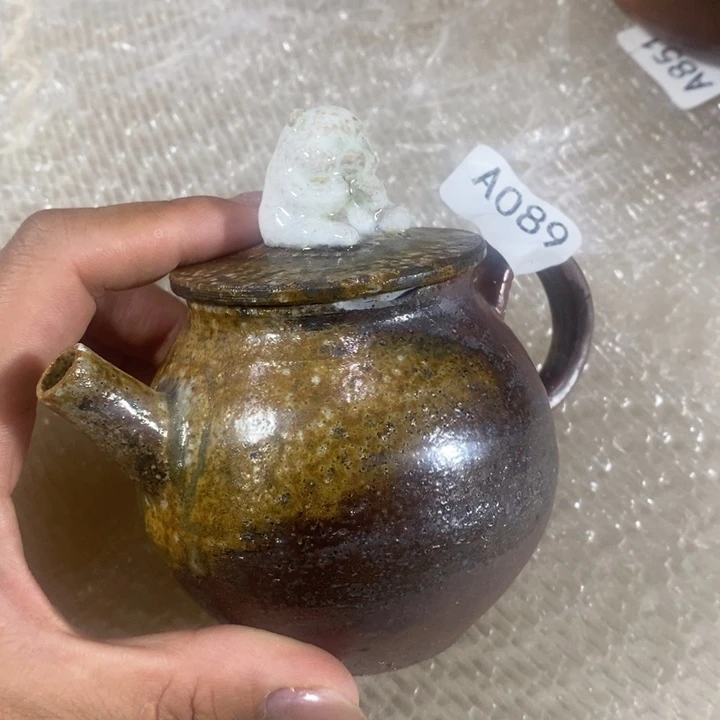 柴烧裸烧纯手工制作瑕疵瑕疵