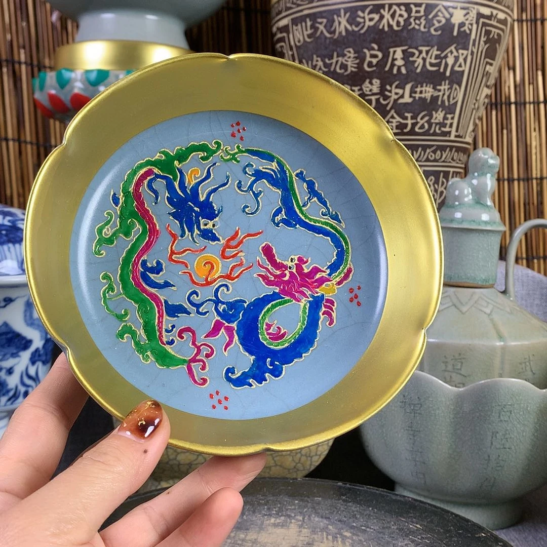 摆件瓷器真的很好看的