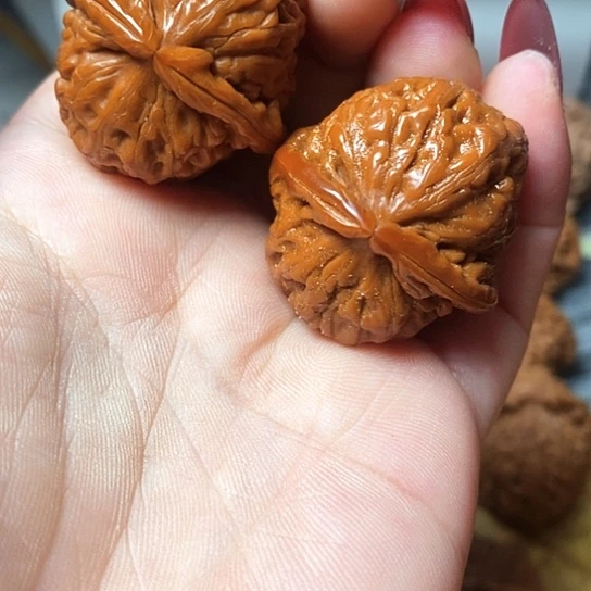吊坠文玩核桃白狮子
