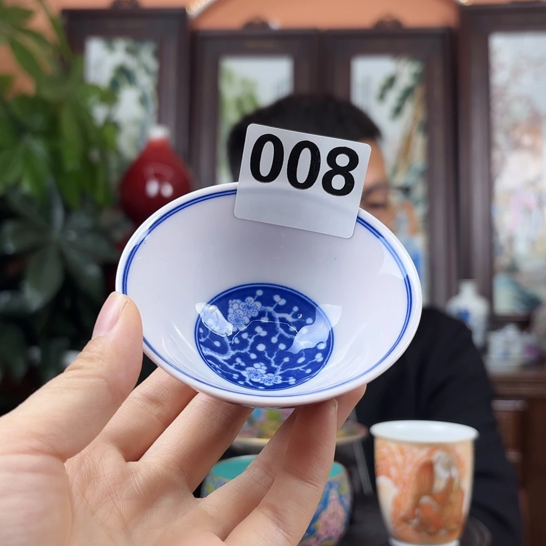 摆件陶景德镇陶瓷手工杯子