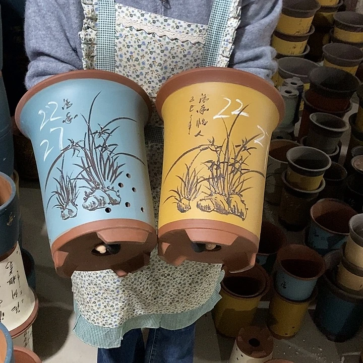 紫砂花盆紫砂花盆