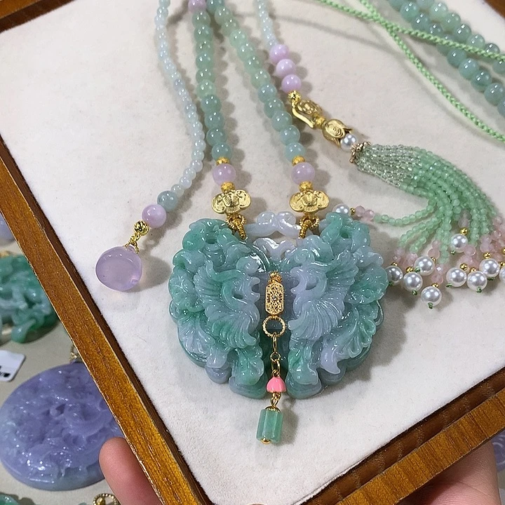 颈饰未镶嵌翡翠翡翠吊坠