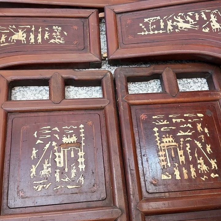 香榧木烟***情木雕摆件创意