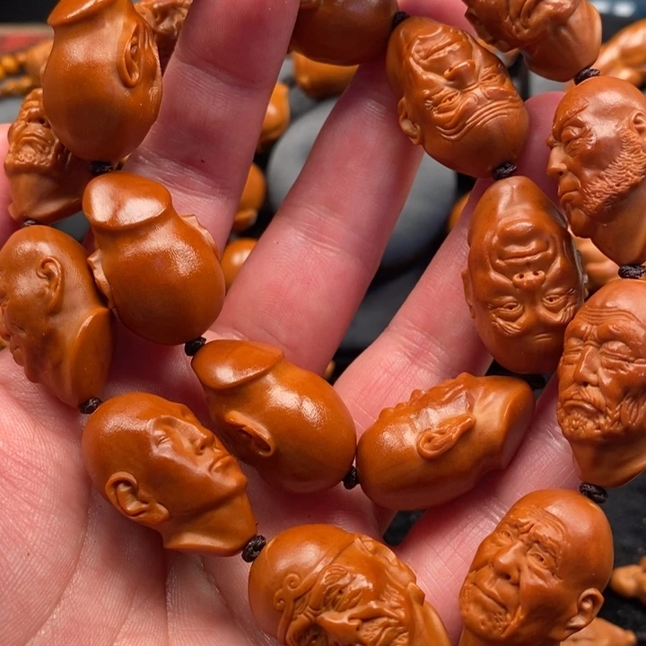 橄榄核手串罗汉手持