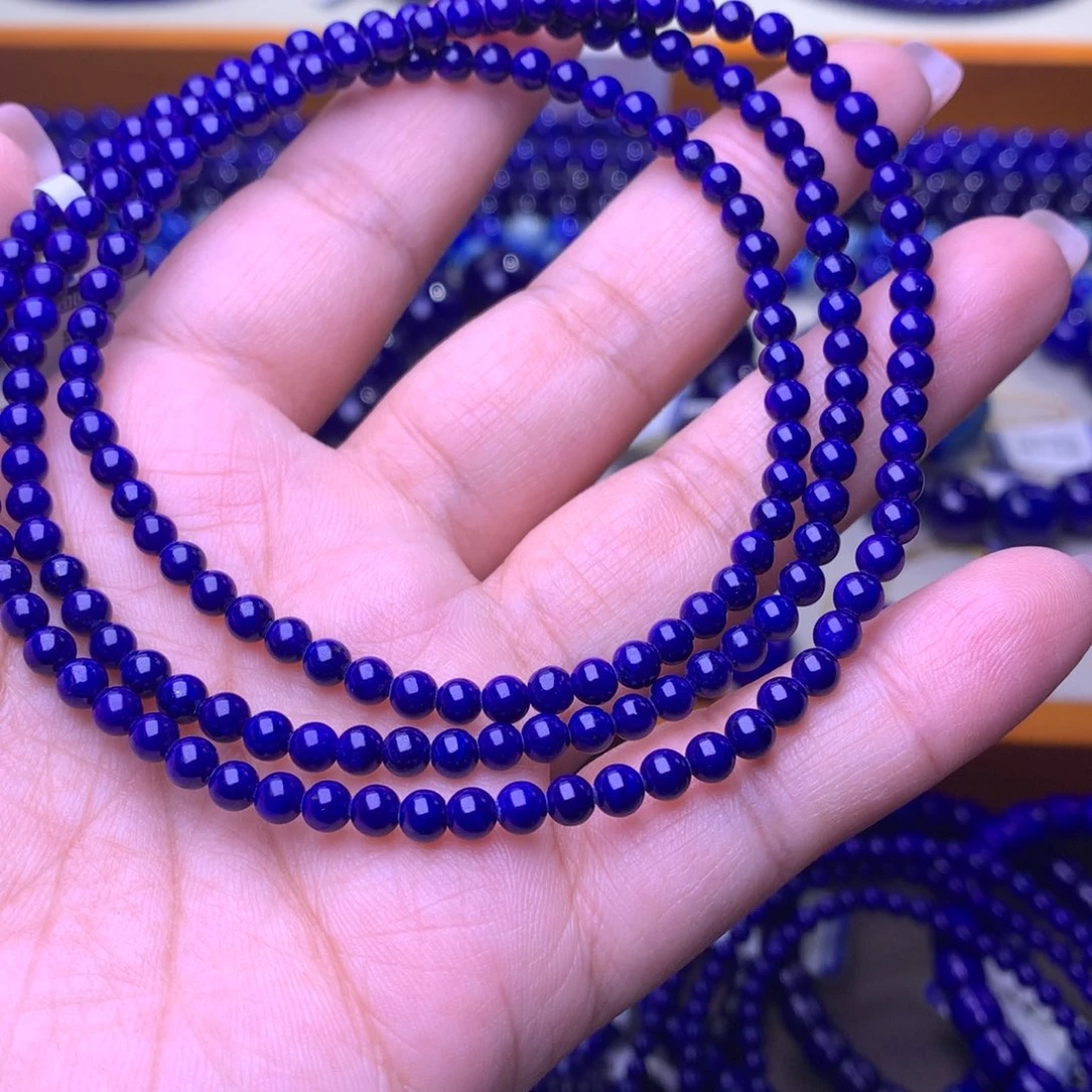 玥***溱青金石未镶嵌手串4m