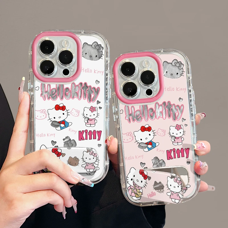 白色镂空kt适用苹果16promax泡芙手机壳iPhone15羽纱华为女小米15