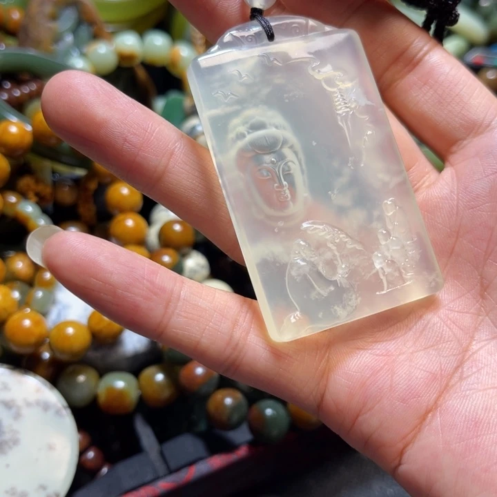 未镶嵌蛇纹石玉手链