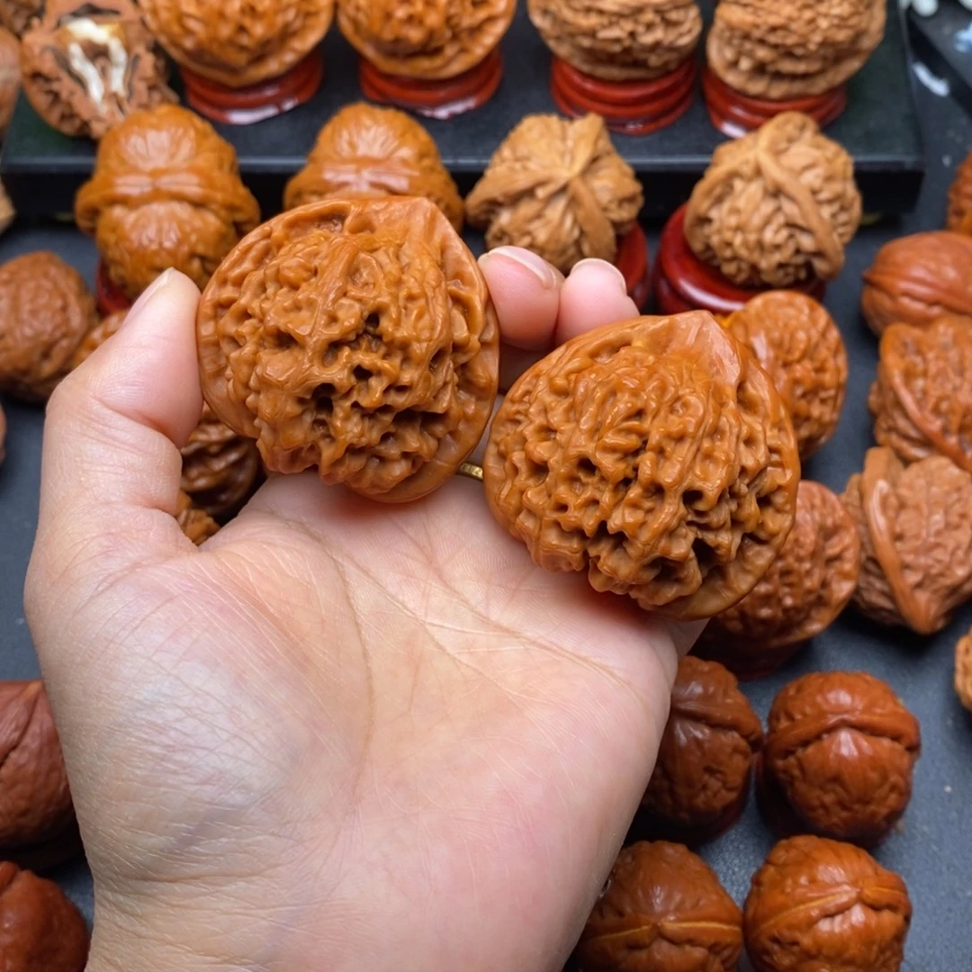 把件文玩核桃47官帽