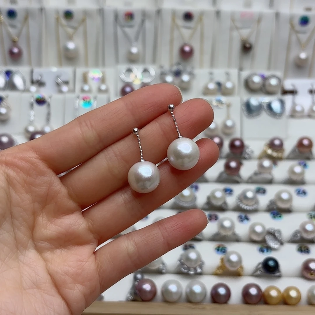 淡水珍珠颈饰银S925镶嵌