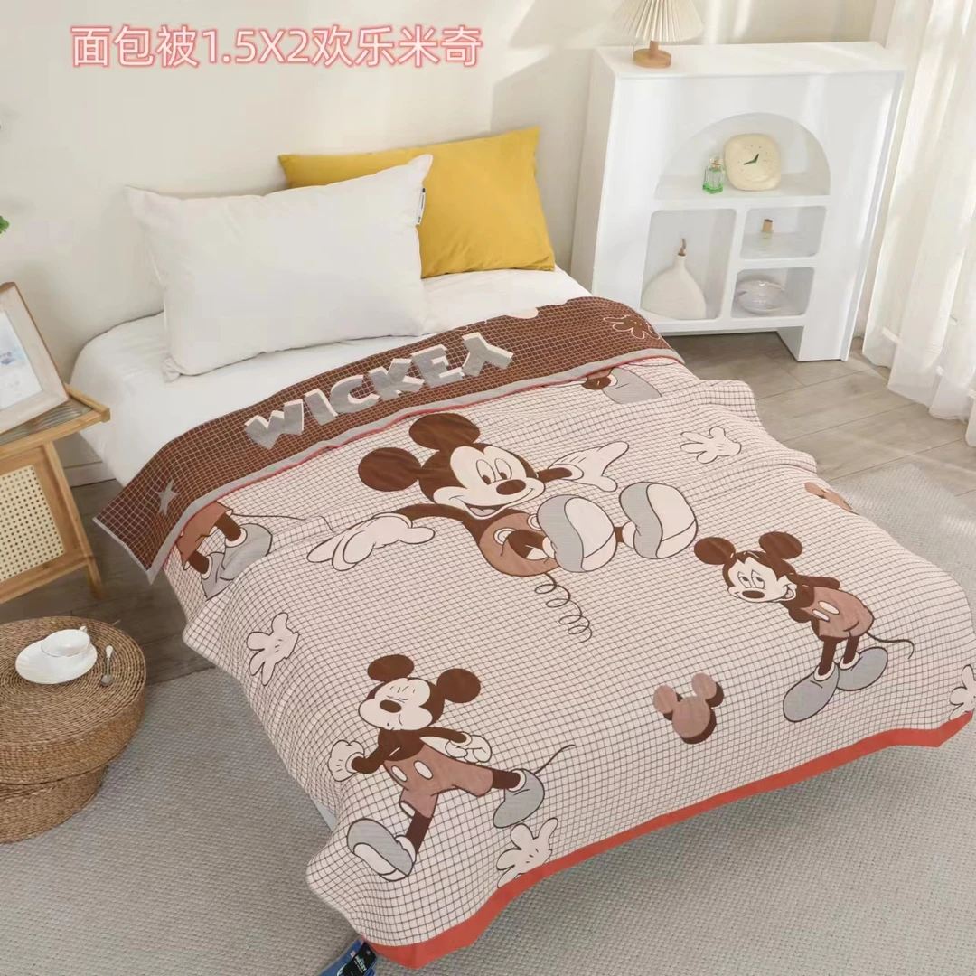 【京かわ会社】多层纱布面包被150*200cm 欢乐米奇