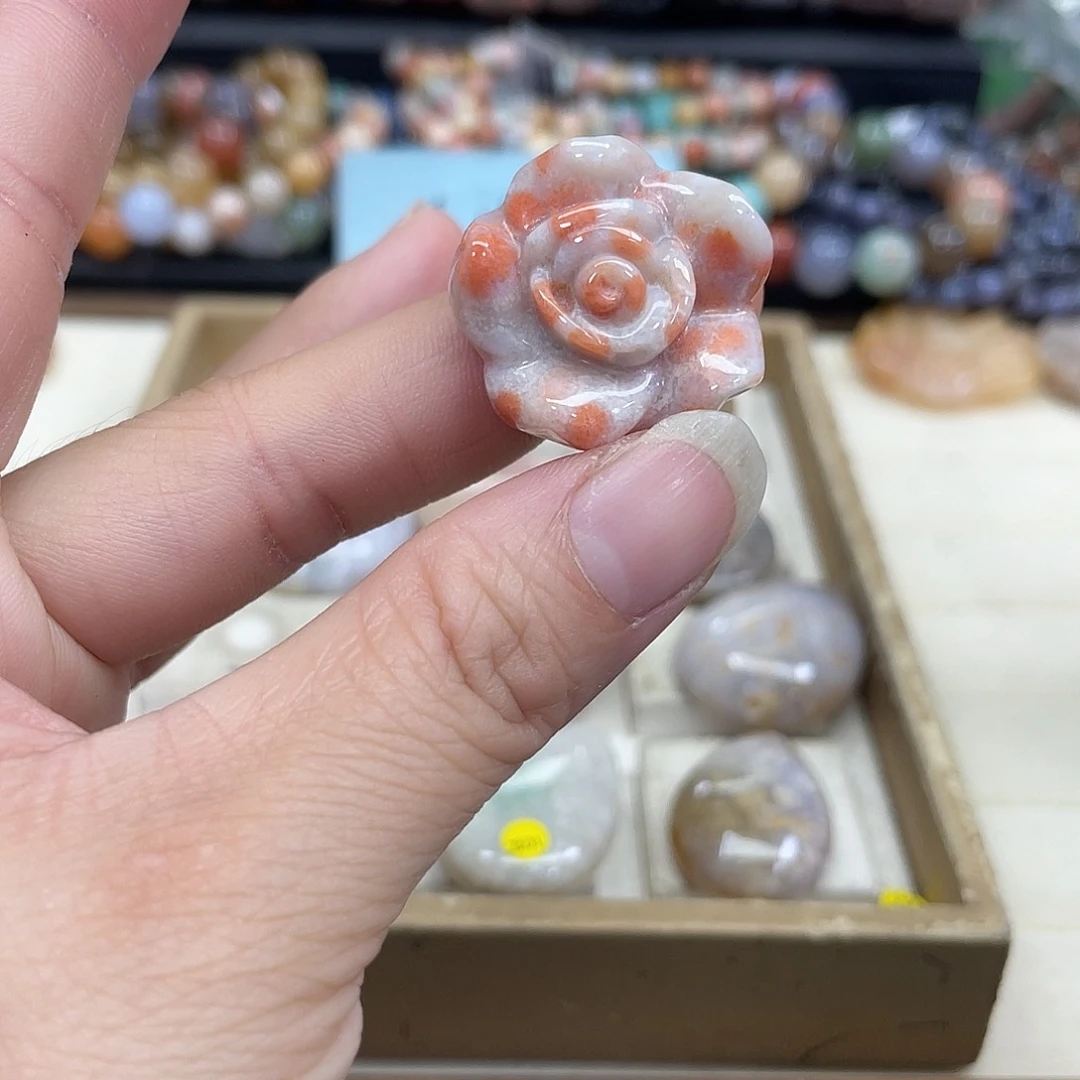 未镶嵌手串硅化珊瑚（珊瑚玉）简*462