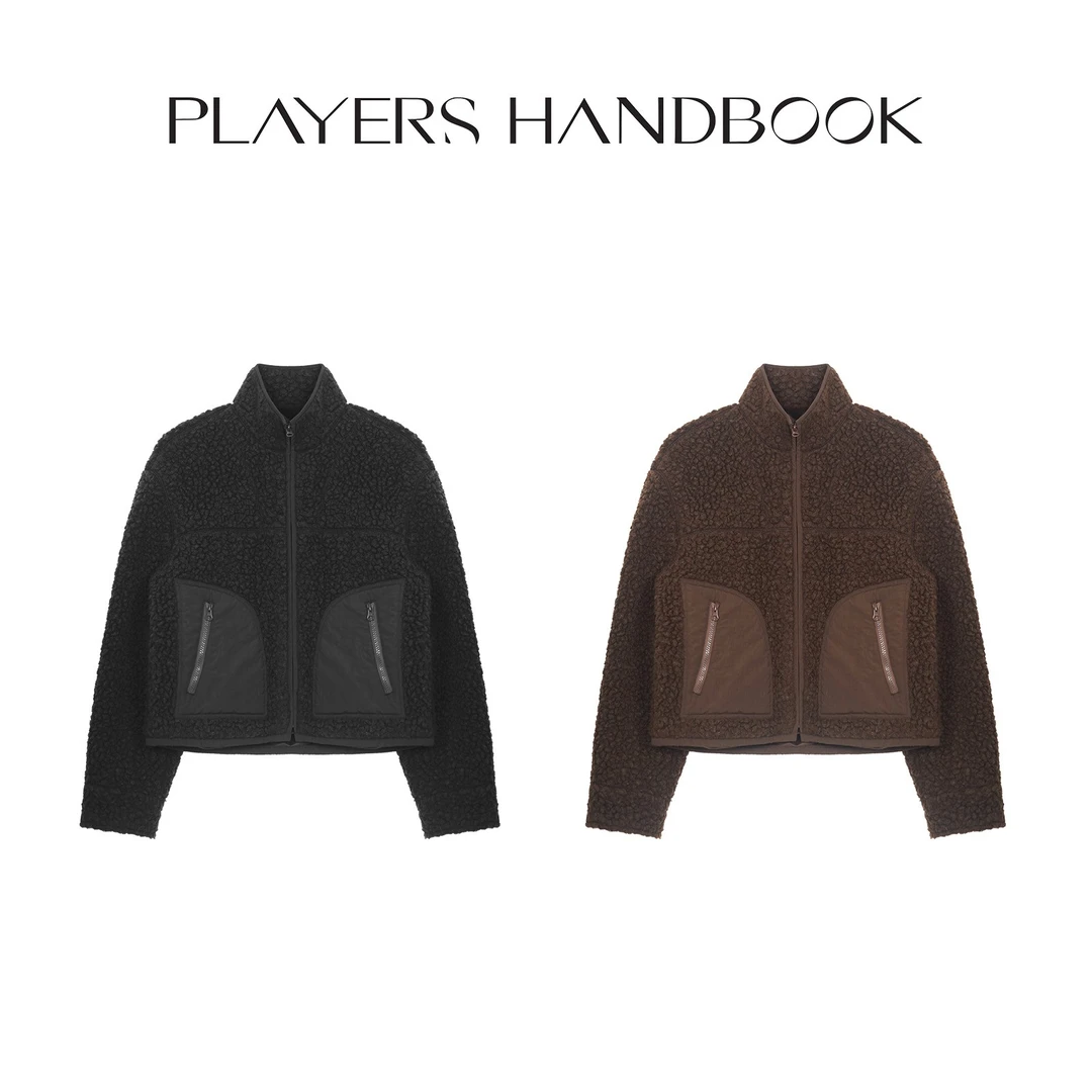 PH《柏林雾冬》羊毛混纺小卷毛潮流时尚百搭宽松立领休闲外套PH6211