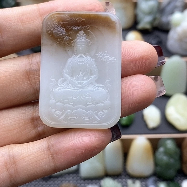 颈饰未镶嵌和田玉（糖玉）予****✨