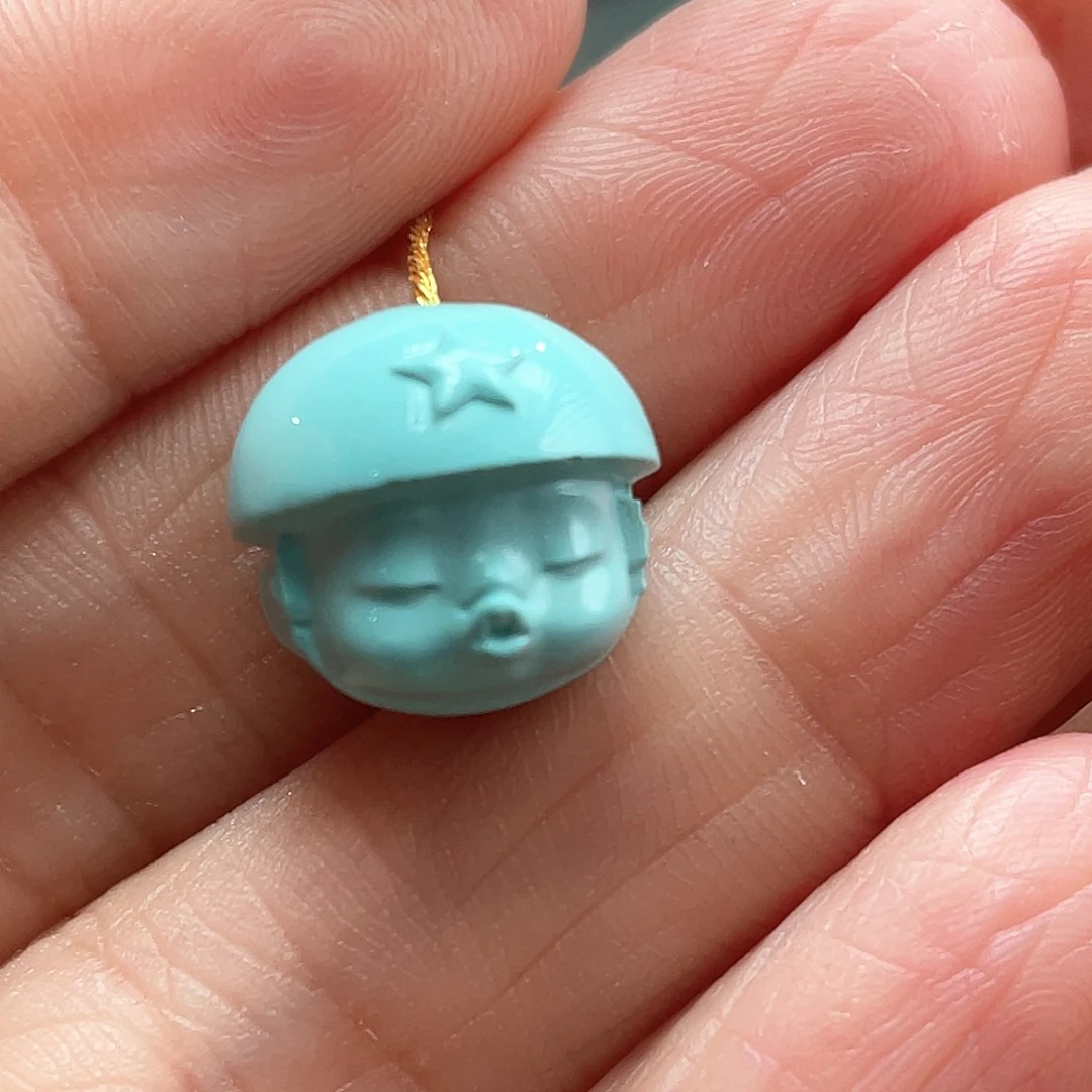 未镶嵌绿松石颈饰